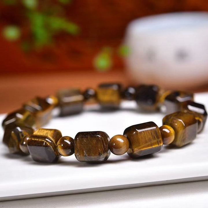 Buddha Stones Tiger Eye Protection Bracelet