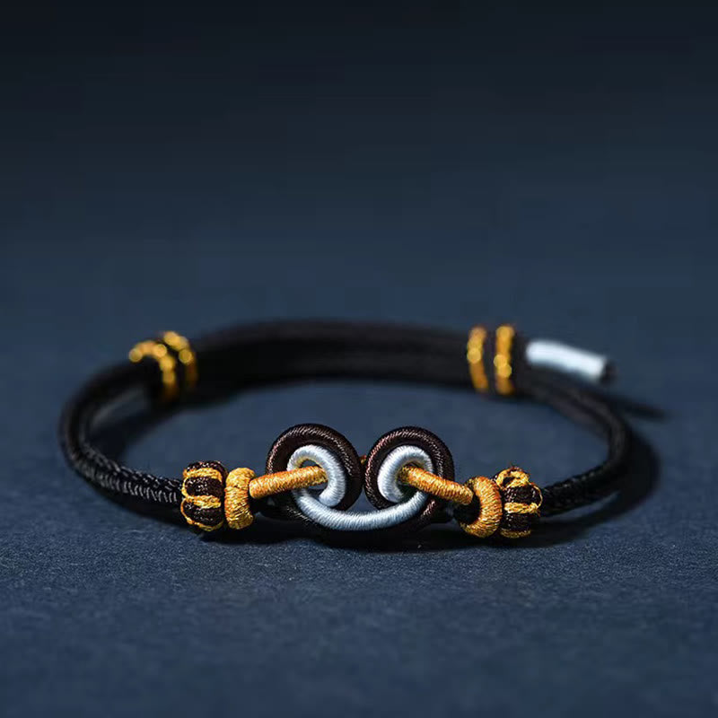 Buddha Stones Wukong Knot Monkey King Repels Evil Spirits Braided Bracelet