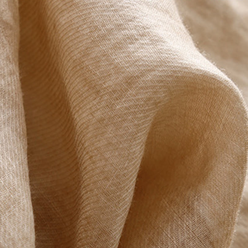 Buddha Stones Round Neck Casual Blouse Embroidery Long Sleeve Shirt Cotton Linen Top Women's Shirts - image 15