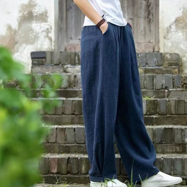 Buddha Stones Casual Cotton Women's Yoga Pants With Pockets - image 8
