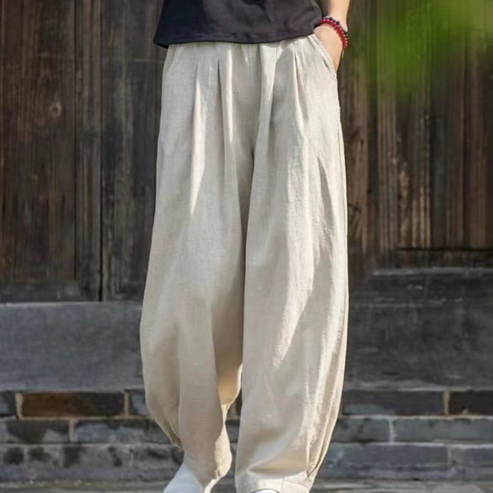 Buddha Stones Casual Cotton Women's Yoga Pants With Pockets - image 2