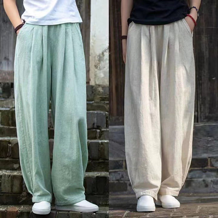 Buddha Stones Casual Cotton Women's Yoga Pants With Pockets - image 12