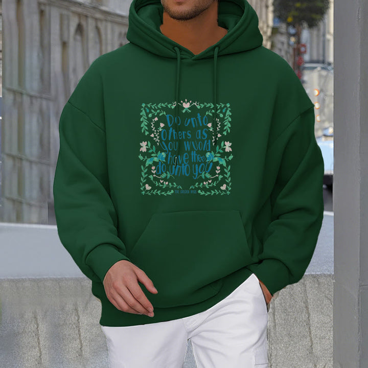 Buddha Stones The Golden Rule Fleece Lined Polyester Hoodie