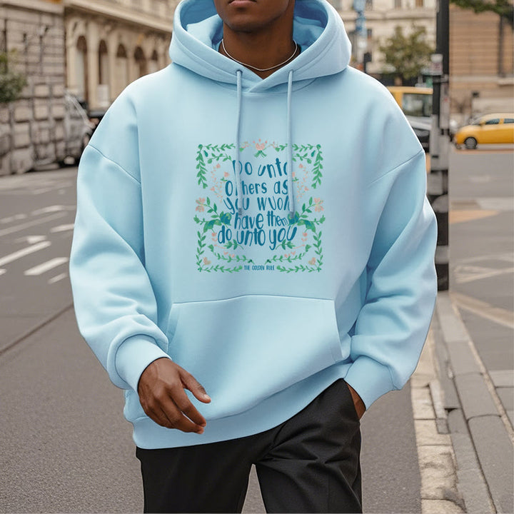 Buddha Stones The Golden Rule Fleece Lined Polyester Hoodie