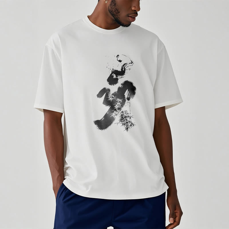 Buddha Stones OM Bamboo Ink Cotton Tee T-shirt - image 8