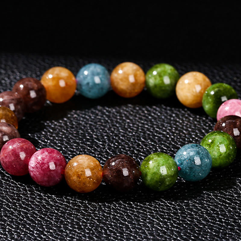 Buddha Stones Multicolor Tourmaline Positive Bracelet