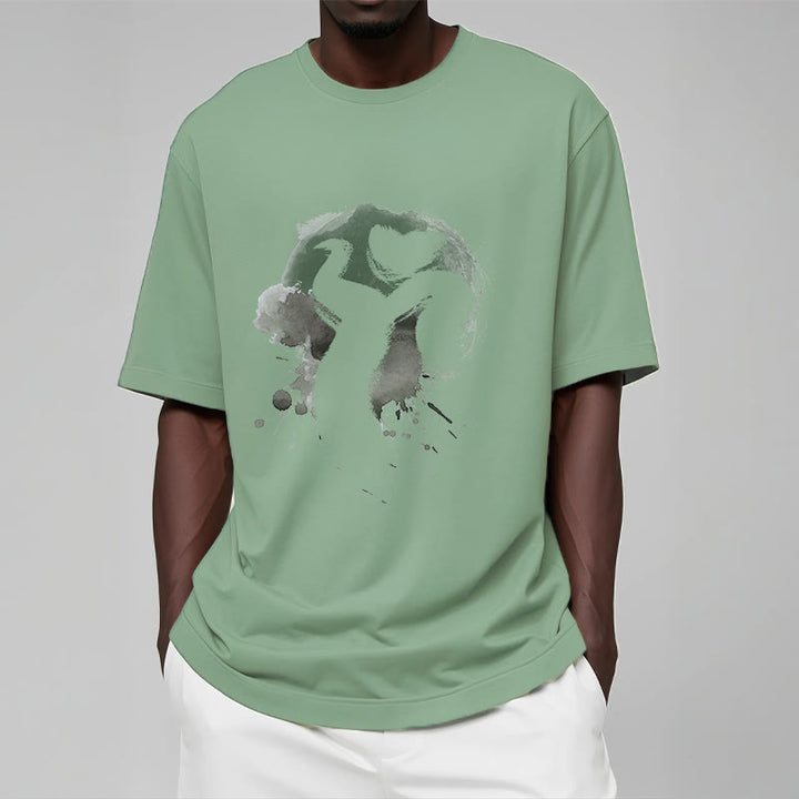 Buddha Stones OM Swan Cotton Tee T-shirt - image 19