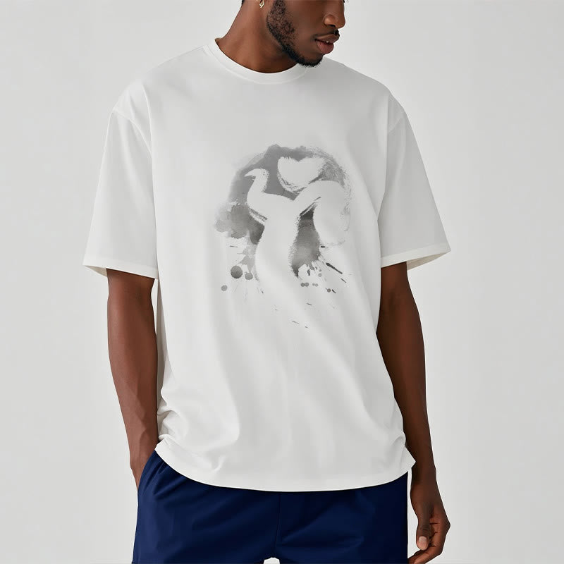 Buddha Stones OM Swan Cotton Tee T-shirt - image 8