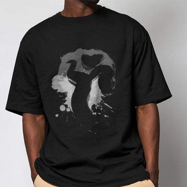 Buddha Stones OM Swan Cotton Tee T-shirt - image 3