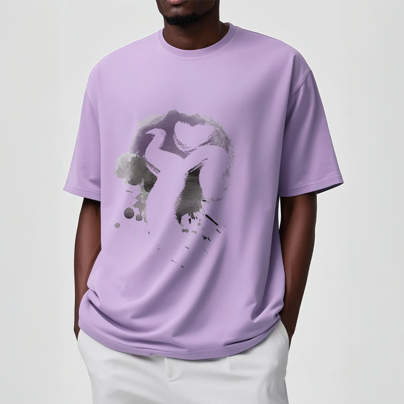 Buddha Stones OM Swan Cotton Tee T-shirt - image 15