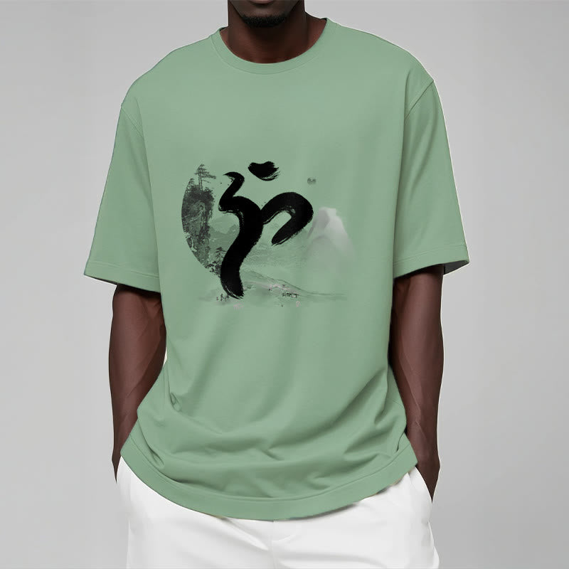 Buddha Stones OM Landscape Cotton Tee T-shirt - image 19