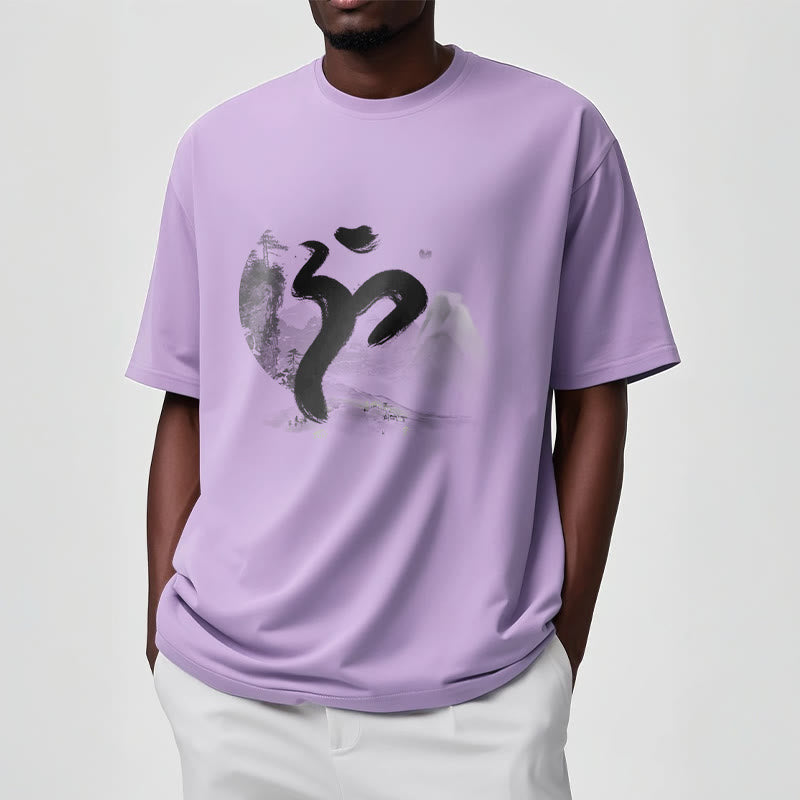 Buddha Stones OM Landscape Cotton Tee T-shirt - image 15