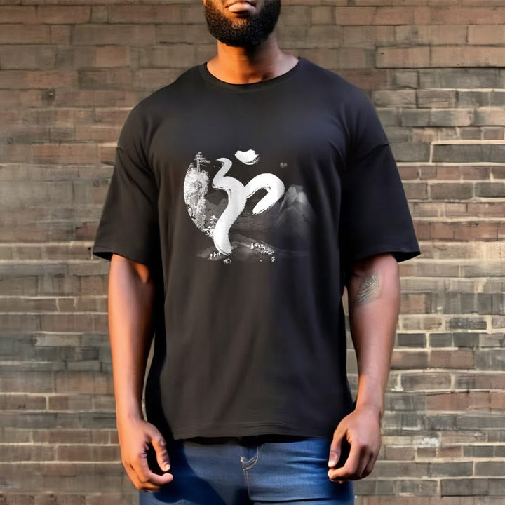 Buddha Stones OM Landscape Cotton Tee T-shirt - image 4