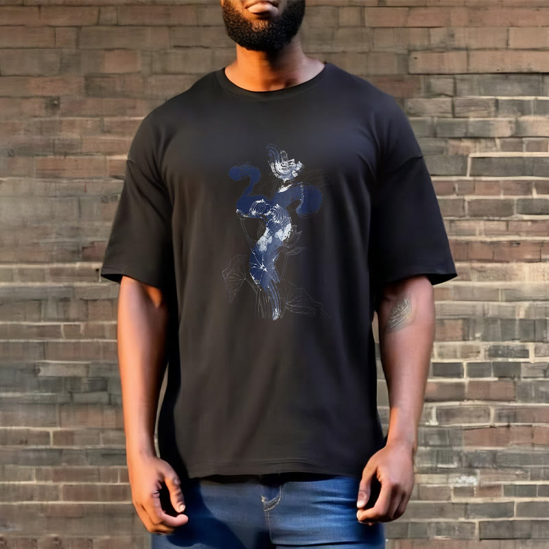 Buddha Stones OM Lotus Flower Background Cotton Tee T-shirt - image 8