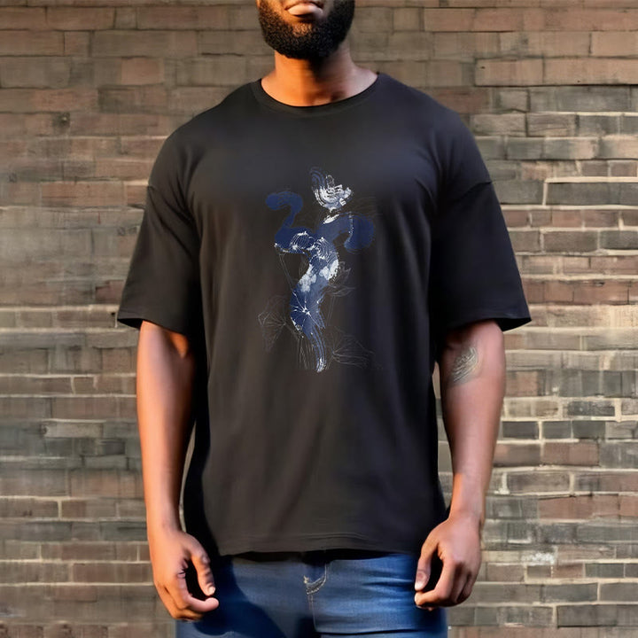 Buddha Stones OM Lotus Flower Background Cotton Tee T-shirt - image 8