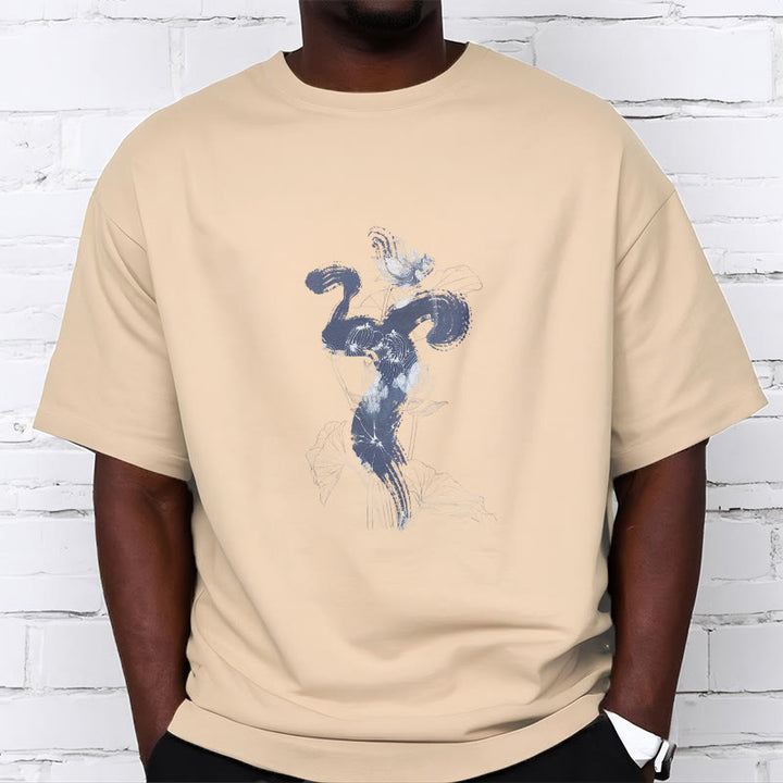 Buddha Stones OM Lotus Flower Background Cotton Tee T-shirt - image 12