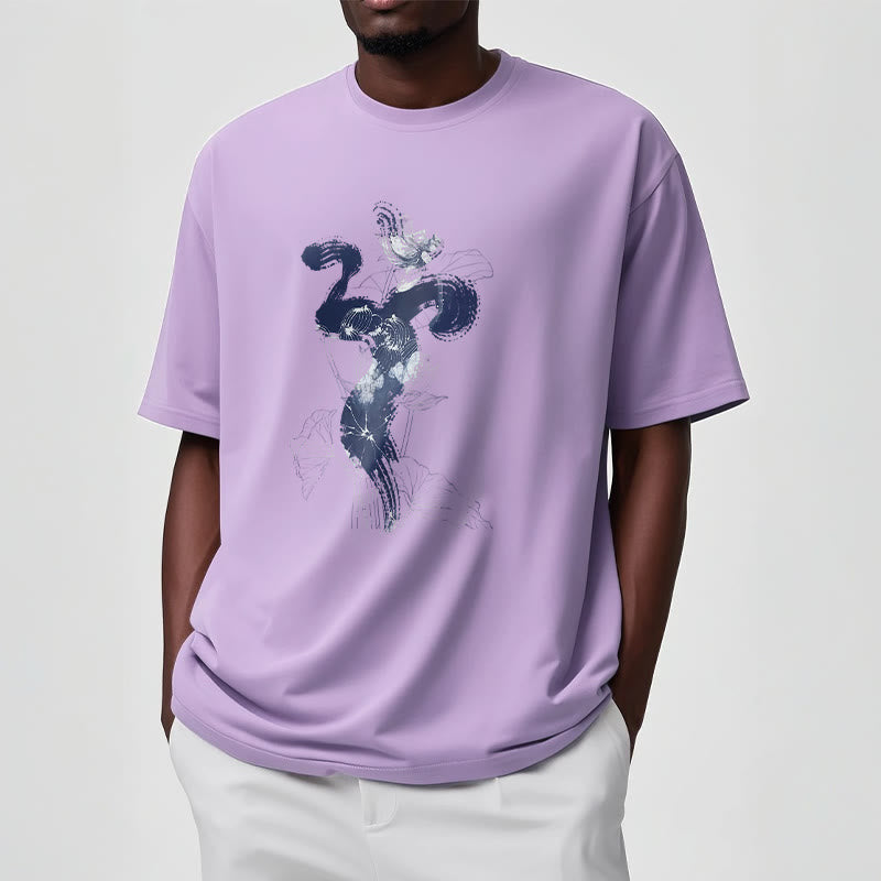 Buddha Stones OM Lotus Flower Background Cotton Tee T-shirt - image 16