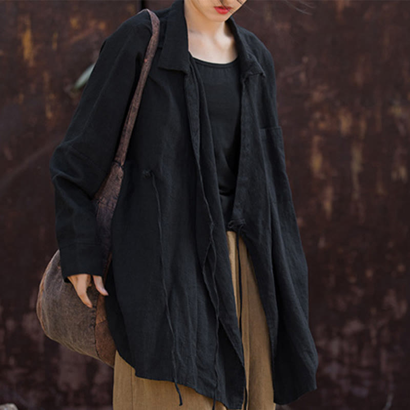 Buddha Stones Meditate Ramie Cotton Clothing - image 20