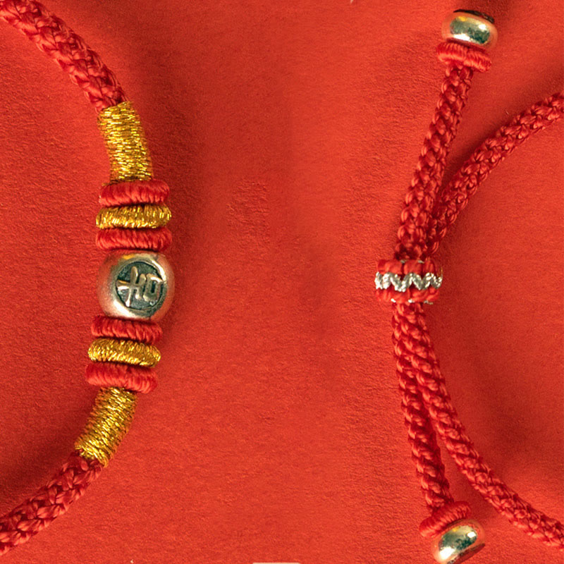 Buddha Stones Red String Chinese Characters Protection Bracelet - image 10