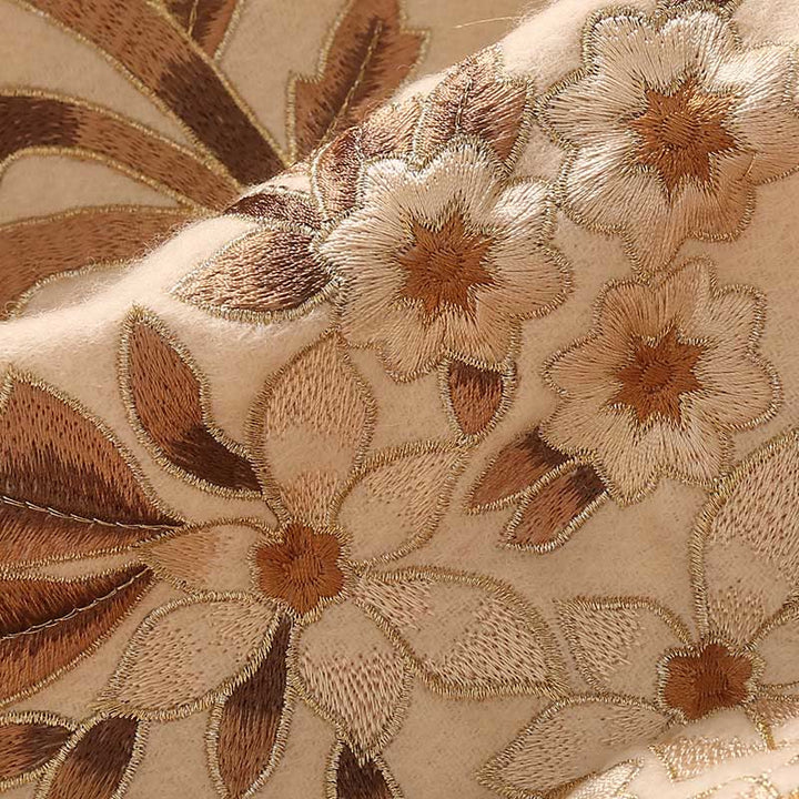 Buddha Stones Wool Shawl Begonia Embroidery Tassel Winter Cozy Travel Scarf Wrap - image 10