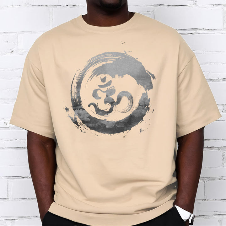 Buddha Stones Om Lotus Cotton Tee T-shirt - image 13