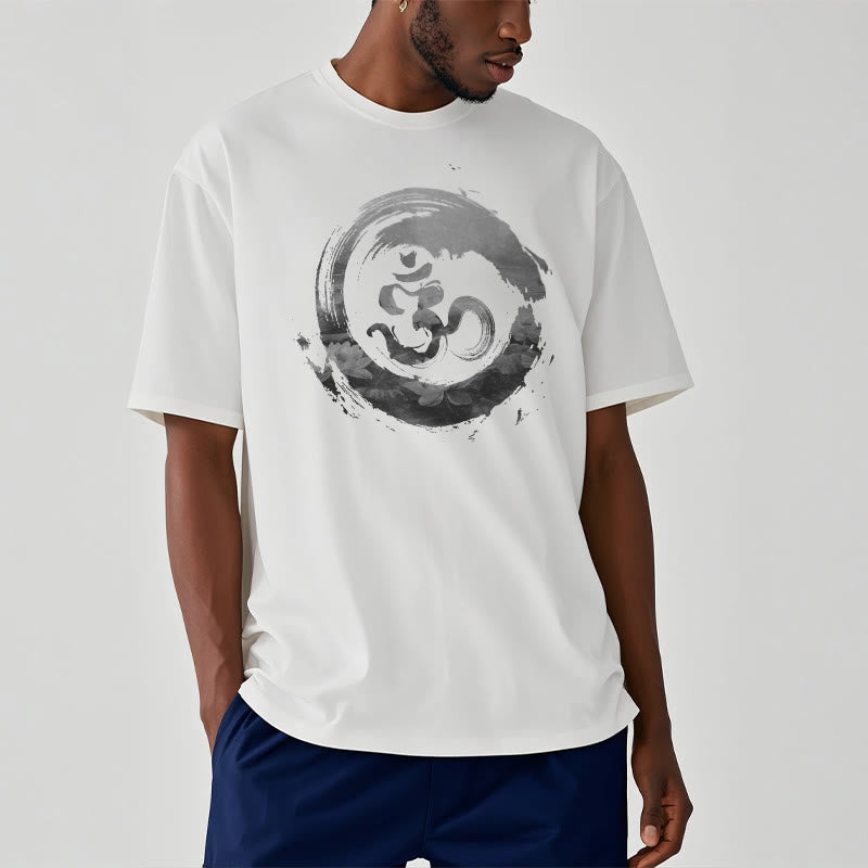 Buddha Stones Om Lotus Cotton Tee T-shirt - image 8