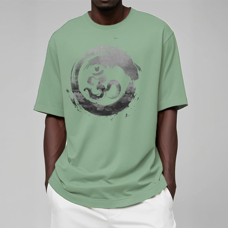 Buddha Stones Om Lotus Cotton Tee T-shirt - image 19