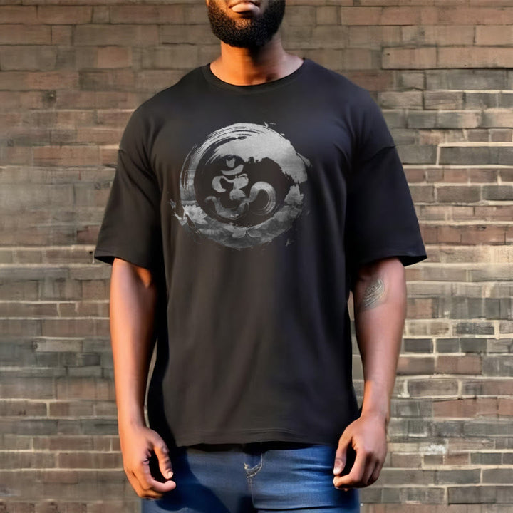 Buddha Stones Om Lotus Cotton Tee T-shirt - image 4