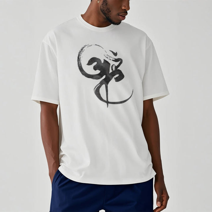 Buddha Stones Om Design Cotton Tee T-shirt - image 8