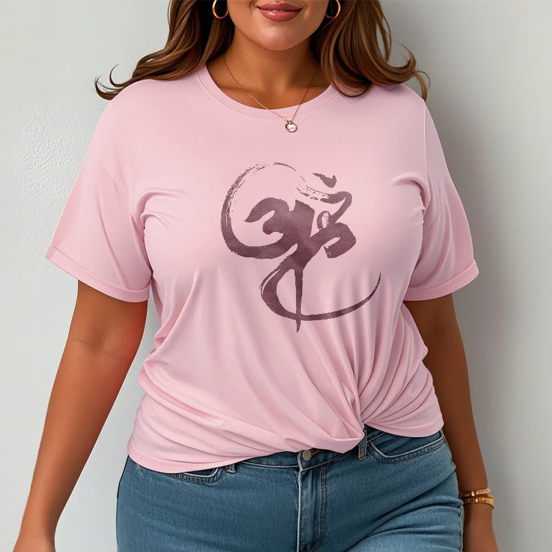 Buddha Stones Om Design Cotton Tee T-shirt - image 17