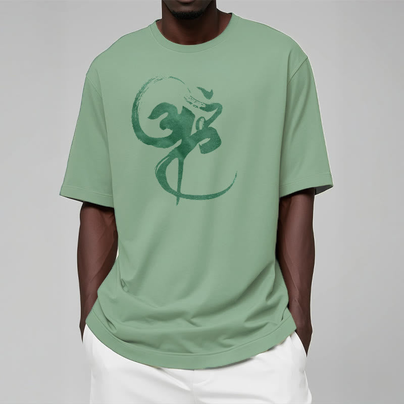 Buddha Stones Om Design Cotton Tee T-shirt - image 19