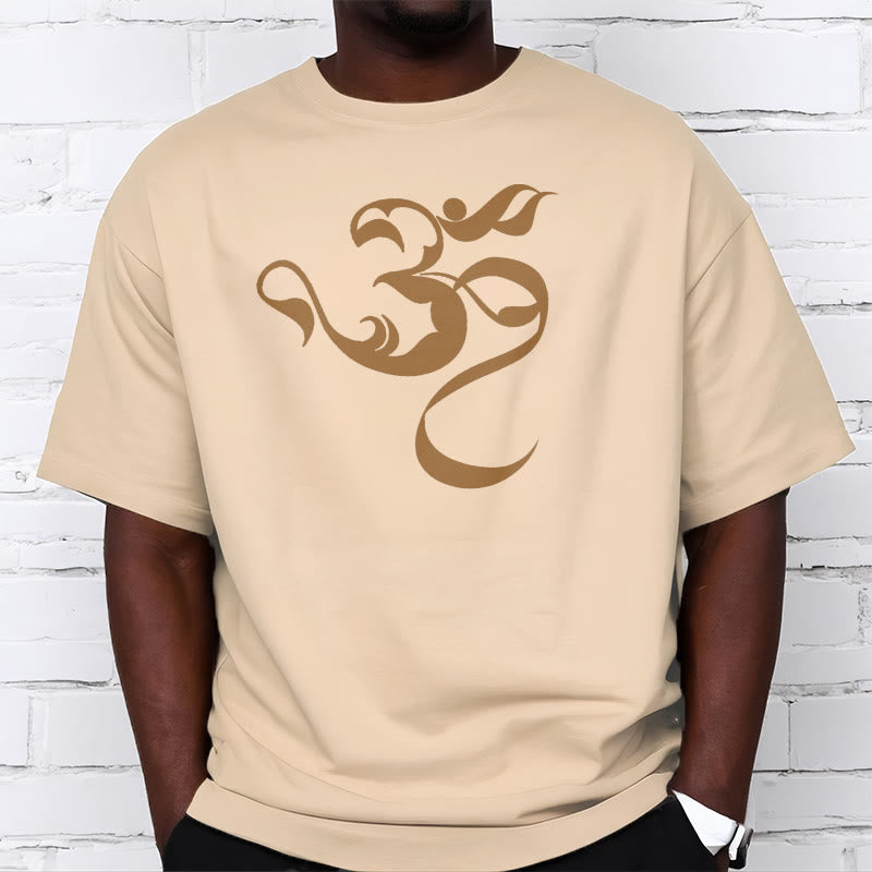 Buddha Stones Om Figure Design Cotton Tee T-shirt - image 13