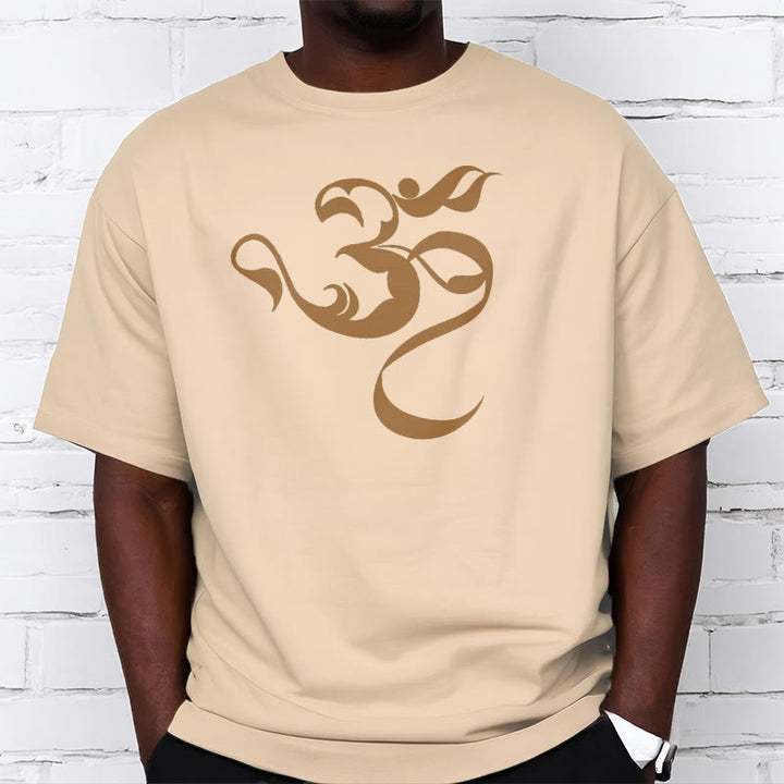 Buddha Stones Om Figure Design Cotton Tee T-shirt - image 13