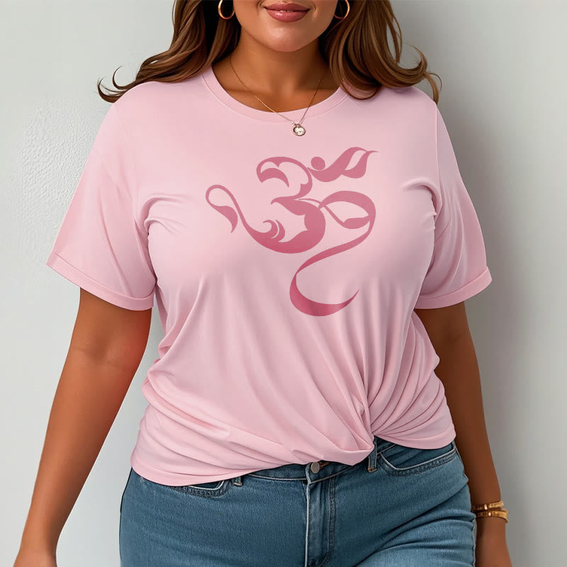 Buddha Stones Om Figure Design Cotton Tee T-shirt - image 17