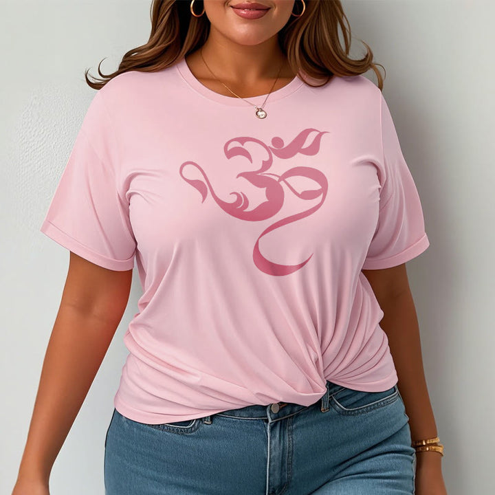 Buddha Stones Om Figure Design Cotton Tee T-shirt - image 17
