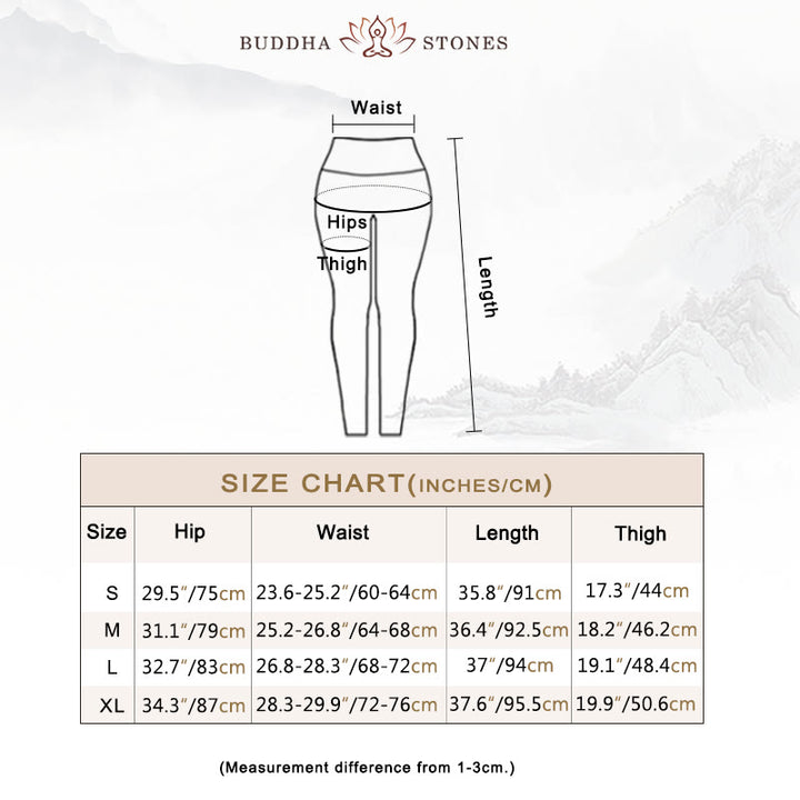 Buddha Stones Lotus Flower Print Design Pants Sports Fitness Yoga Leggings Women's Yoga Pants - image 8