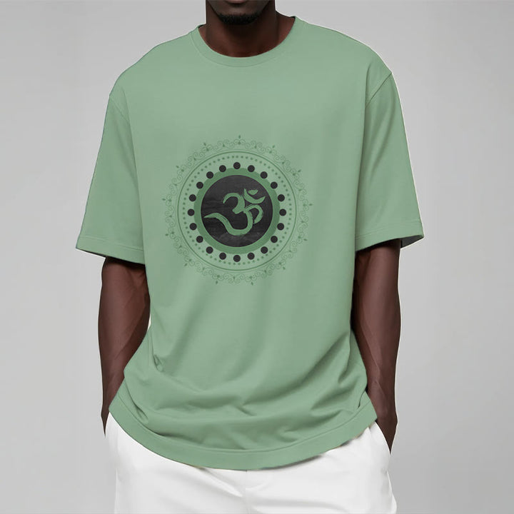 Buddha Stones Om Mandala Pattern Cotton Tee T-shirt - image 20