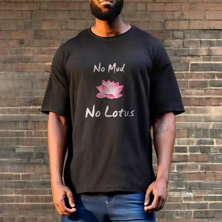 Buddha Stones No Mud No Lotus Cotton Tee T-shirt - image 4
