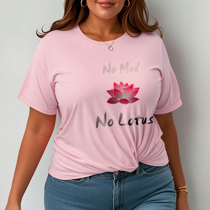 Buddha Stones No Mud No Lotus Cotton Tee T-shirt - image 9