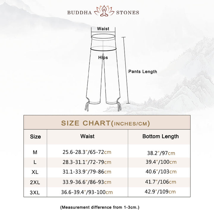 Spiritual Zen Meditation Yoga Prayer Practice Cotton Linen Clothing Men's Set - image 6