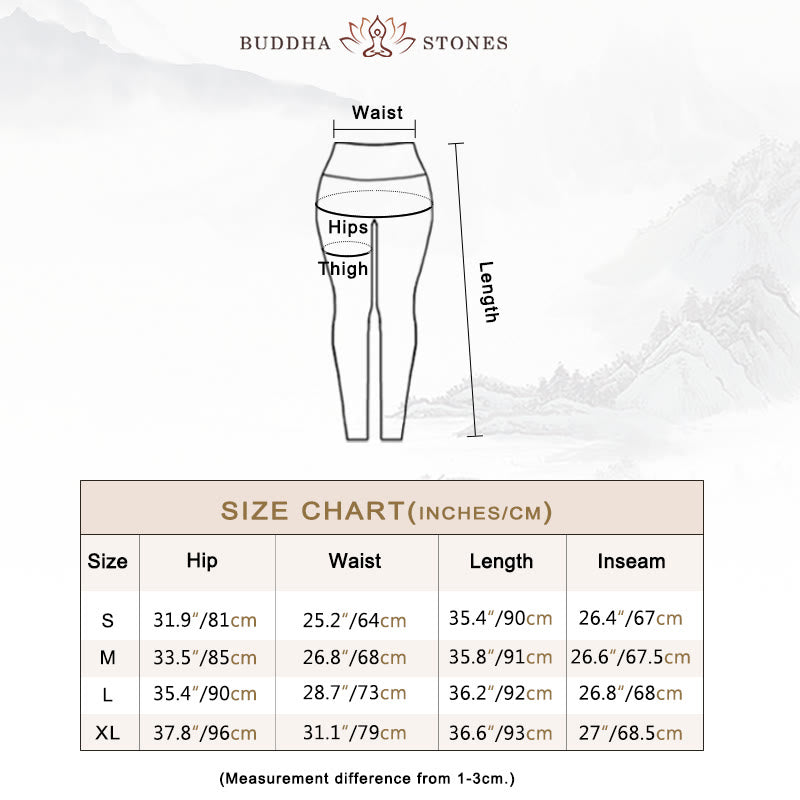 Buddha Stones Rose Lines Tiger Leopard Print Sports Fitness High Waist Leggings Women's Yoga Pants With Pockets - image 5