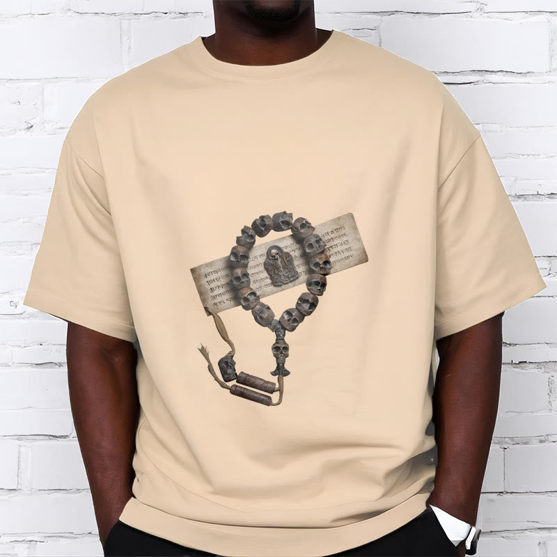 Buddha Stones Tibetan The Lord Of The Corpse Forest Beads Pattern Tee T-shirt - image 21