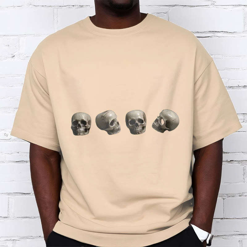 Buddha Stones Tibetan The Lord Of The Corpse Forest Skulls Pattern Tee T-shirt