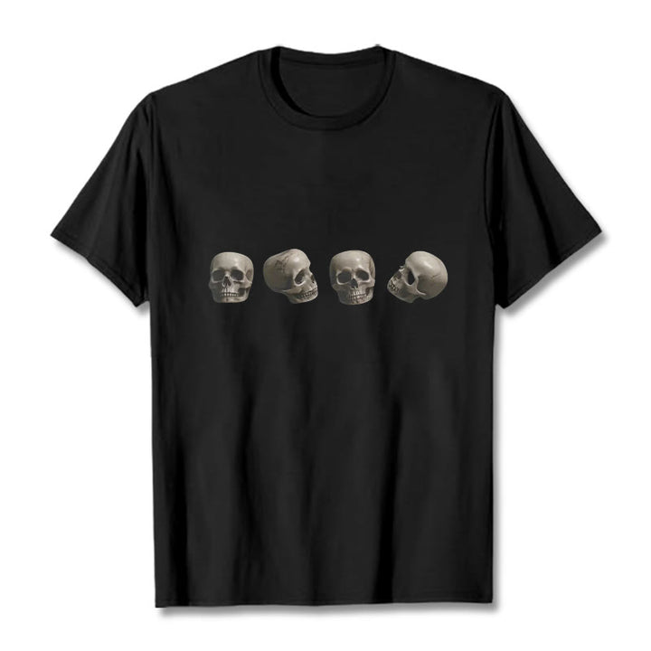 Buddha Stones Tibetan The Lord Of The Corpse Forest Skulls Pattern Tee T-shirt