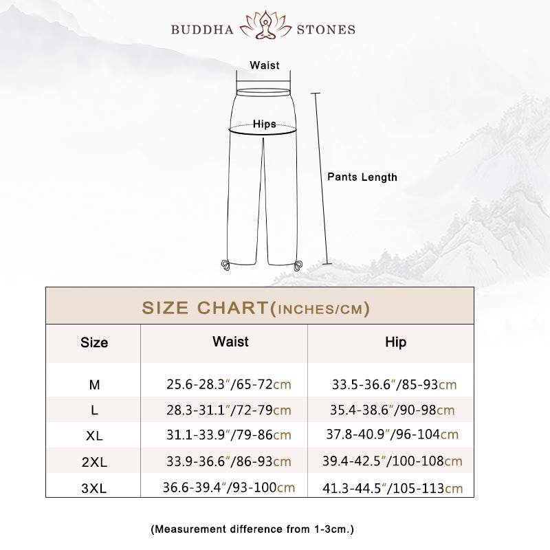 Buddha Stones Meditation Prayer V-neck Design Cotton Linen Spiritual Zen Practice Yoga Clothing Men's Set - image 5