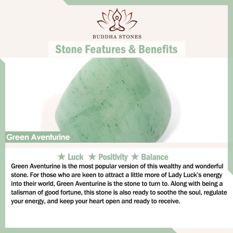 Buddha Stones Amethyst Green Aventurine Rose Quartz Fluorite Cat Head Balance Luck Bracelet - image 11
