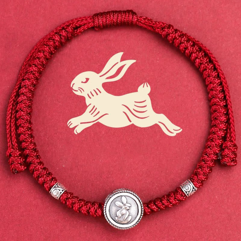 Buddha Stones 12 Chinese Zodiac Lucky Red String Bracelet