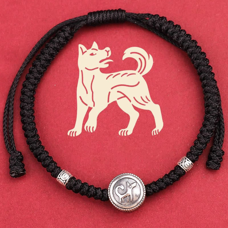 Buddha Stones 12 Chinese Zodiac Lucky Red String Bracelet