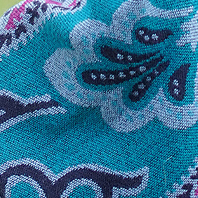 Buddha Stones Tibetan Geometric Horizontal Stripe Flowers Pattern Shawl Fall Winter Warm Soft Scarf Wrap - image 19