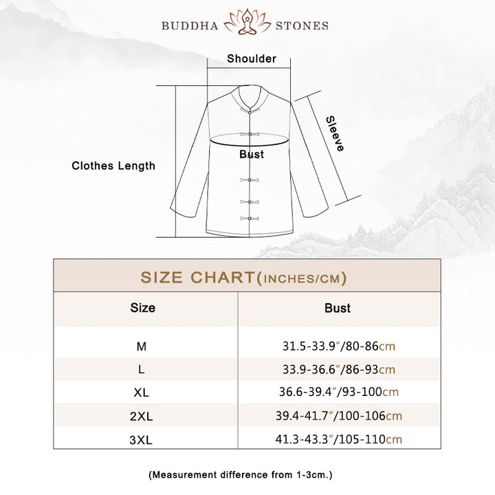 Buddha Stones Chinese Frog Button Design Meditation Prayer Cotton Linen Spiritual Zen Practice Yoga Clothing Men's Set - image 5